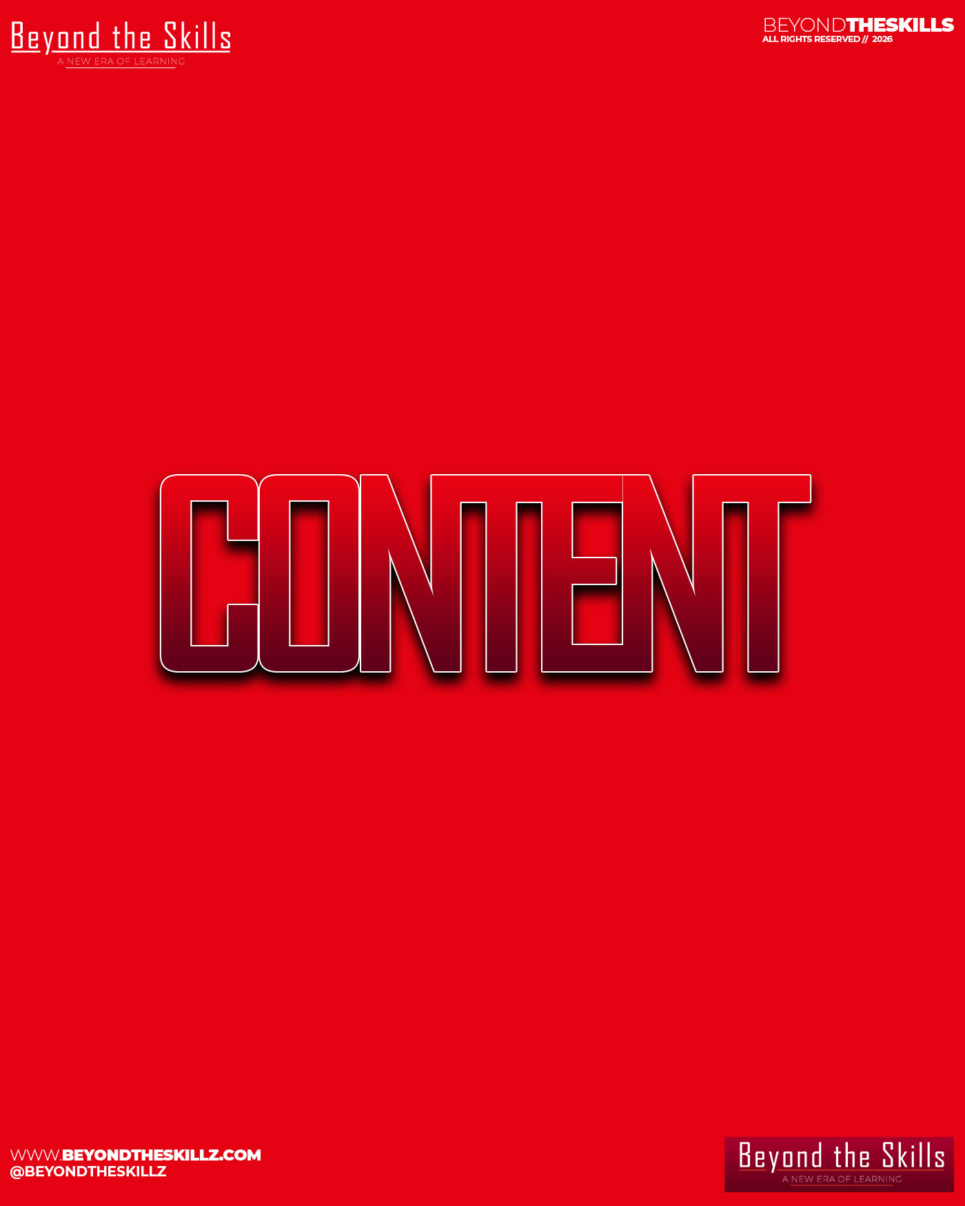 CONTENT CREATION